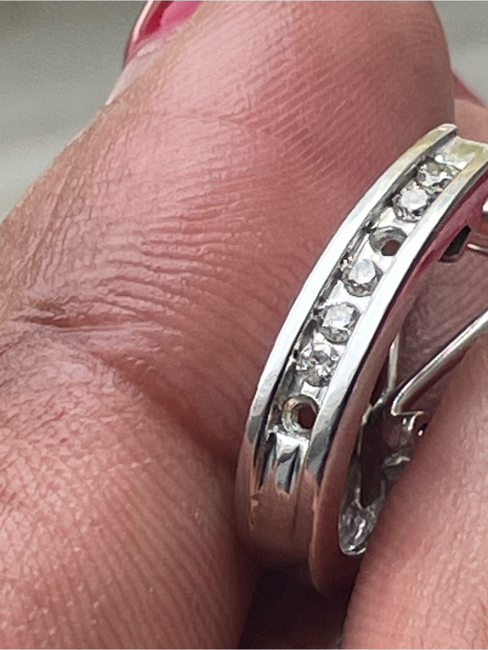 Real! 14kt Gold Diamonds Earrings - Picture 12 of 14